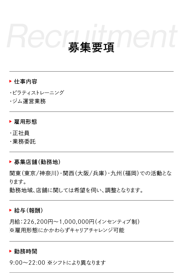 募集要項